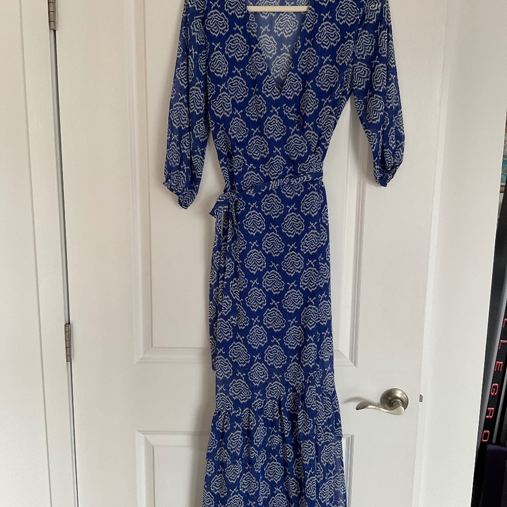 Molly Bracken wrap long dress